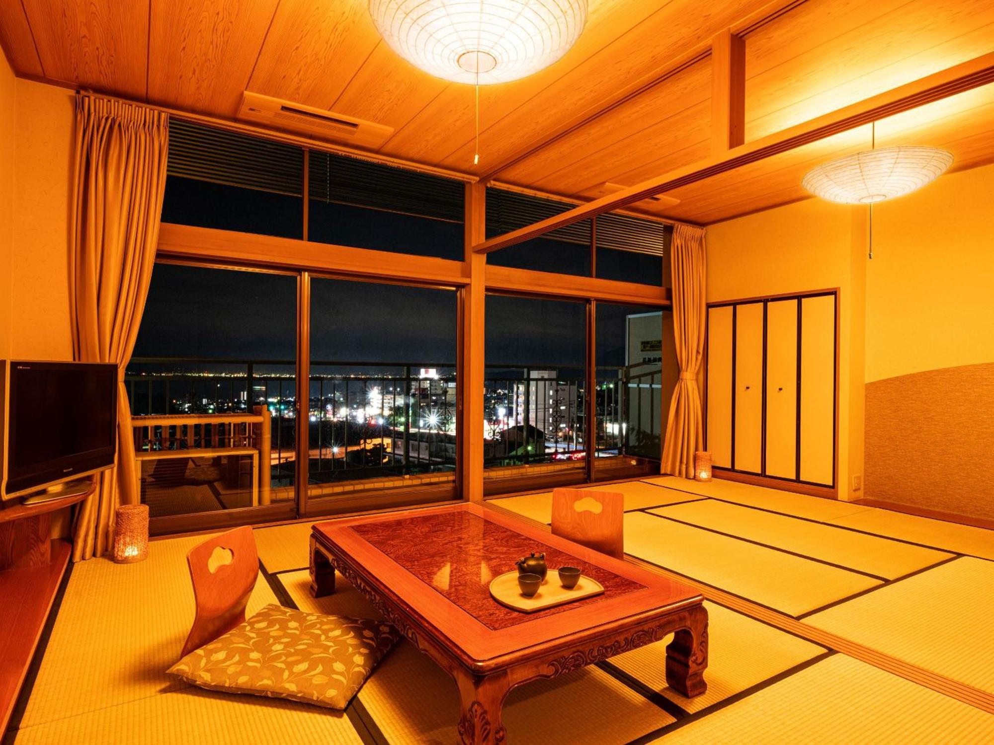Ooedo Onsen Monogatari Premium Hotel Fugetsu Беппу Экстерьер фото