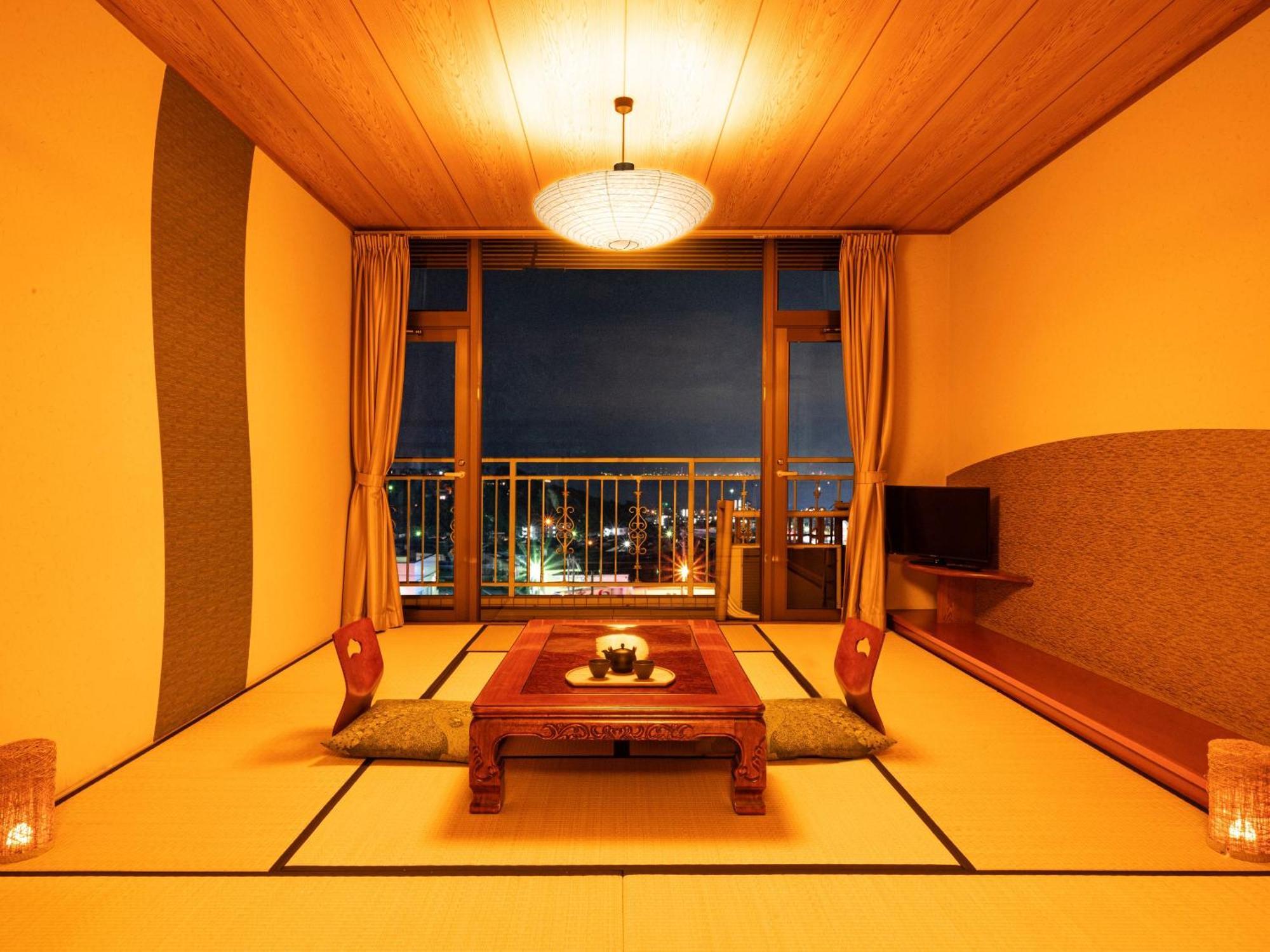 Ooedo Onsen Monogatari Premium Hotel Fugetsu Беппу Экстерьер фото